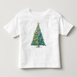 Kleurrijke Kerstboom Kinder Shirts