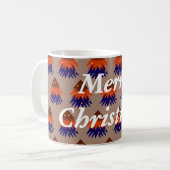 Kleurrijke Kerstboom - Koffiemok (Voorkant links)