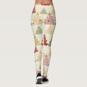 Kleurrijke kerstboom leggings (Achterkant)