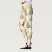 Kleurrijke kerstboom leggings (Links)