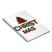 Kleurrijke kerstboom notitieboek (Rechterzijde)