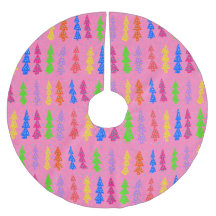 Kleurrijke kerstboom Pop Art Pink