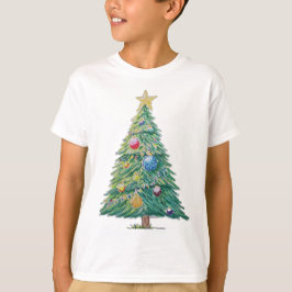 Kleurrijke Kerstboom T-shirt
