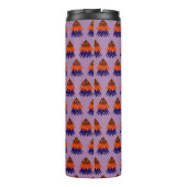 Kleurrijke Kerstboom - Thermische Tumbler Thermosbeker (Achterkant)