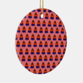 Kleurrijke Kerstboom - Versiering Keramisch Ornament (Rechts)