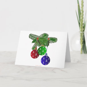 Kleurrijke Kerstboom Versieringen Feestdagen Kaart