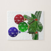Kleurrijke Kerstboom Versieringen Legpuzzel (Horizontaal)