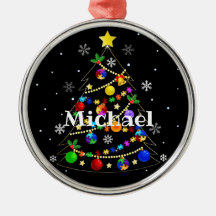 Kleurrijke kerstboom voor autisme