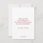 Kleurrijke kerstboomkaart. kaart (Achterkant)