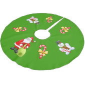 Kleurrijke kerstboomrok voor kinderen kerstboom rok (Gekanteld)