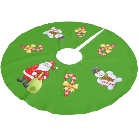 Kleurrijke kerstboomrok voor kinderen kerstboom rok (Gekanteld)