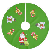 Kleurrijke kerstboomrok voor kinderen kerstboom rok (Voorkant)