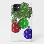 Kleurrijke kerstboomversieringen Case-Mate iPhone case (Achterkant)