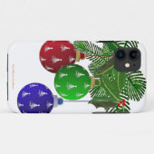 Kleurrijke kerstboomversieringen Case-Mate iPhone case (Achterkant (horizontaal))