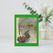  kleurrijke kerstbriefkaarten feestdagenkaart (Staand voorkant)