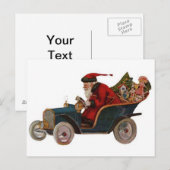 kleurrijke kerstbriefkaarten feestdagenkaart (Voorkant / Achterkant)