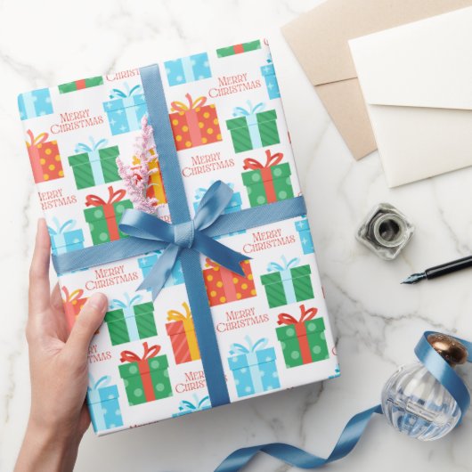 Kleurrijke Kerstcadeau Doos Winter Feestdagen Cadeaupapier (Geschenken)