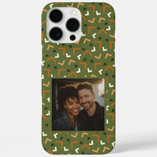Kleurrijke kerstcadeau-mandjes Memphis Print Case-Mate iPhone Case (Achterkant)