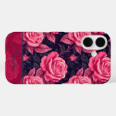 Kleurrijke Kerstcadeau Roos Bloem Naam Case-Mate iPhone Case (Achterkant (horizontaal))