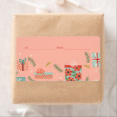 Kleurrijke kerstcadeaudoos voor Retro Etiket (Insitu)