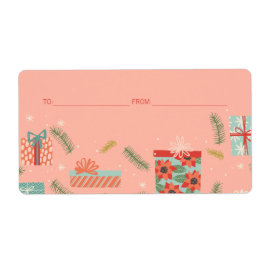 Kleurrijke kerstcadeaudoos voor Retro Etiket