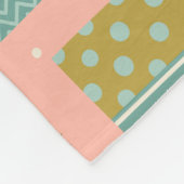 Kleurrijke kerstcadeaudoos voor Retro Fleece Deken (Hoek)