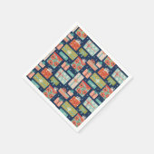 Kleurrijke kerstcadeaudoos voor Retro Servet (Hoek)