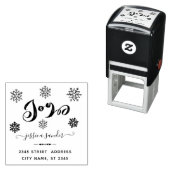 Kleurrijke kerstcadeaus zelfinktende stempel (In situ)