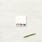 Kleurrijke kerstcadeautjes voor versieringen Post- Post-it® Notes (Op bureau)