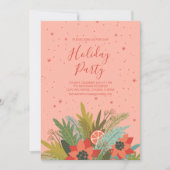 Kleurrijke kerstfeestdag in Retro Kaart (Voorkant)