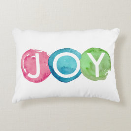 Kleurrijke kerstfeestdag, piloot decoratief kussen