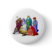 Kleurrijke kerstfeestscène