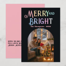 Kleurrijke Kerstfoto Merry & Bright