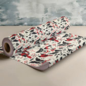 Kleurrijke kersthonden Patroon Cadeaupapier