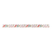 Kleurrijke kerstillustratie satijnen lint (Voorkant)