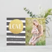 Kleurrijke Kerstkaart / Liefde (Staand voorkant)