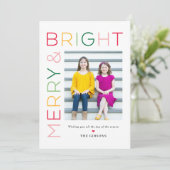 Kleurrijke Kerstkaart met Bewerkbare Tekst (Staand voorkant)