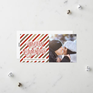 Kleurrijke Kerstkaart met eigen foto