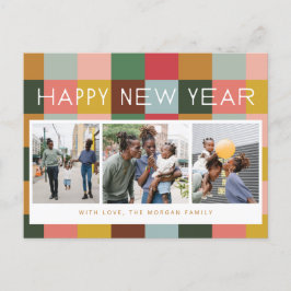 Kleurrijke Kerstkaart voor de Feestdagen