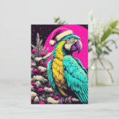 Kleurrijke kerstkaarten feestdagenkaart (Staand voorkant)