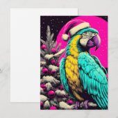 Kleurrijke kerstkaarten feestdagenkaart (Voorkant / Achterkant)