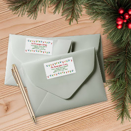 Kleurrijke kerstkaartjes | feestdag etiket