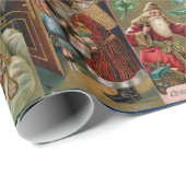 Kleurrijke  kerstkledij cadeaupapier (Rol Hoek)