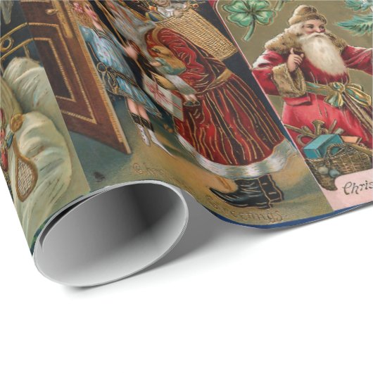 Kleurrijke kerstkledij cadeaupapier (Rol Hoek)