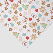 Kleurrijke kerstkoekjes vakantie tissuepapier (Detail)