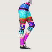 Kleurrijke kerstLeggings Leggings (Rechts)