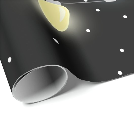 Kleurrijke kerstlichten cadeaupapier (Rol Hoek)