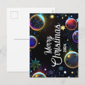 Kleurrijke Kerstmis - Kaarten voor Jaarlijkse Fees Feestdagenkaart (Voorkant / Achterkant)