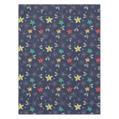 Kleurrijke Kerstmis Sneeuwvlokken & Bloemen Patroo Tafelkleed (Voorkant)