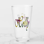 Kleurrijke Kerstnaam, Glas (Voorkant)